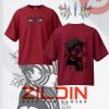 Blood Demon Art Drop Shoulder T-Shirt - Thumbnail Image 3